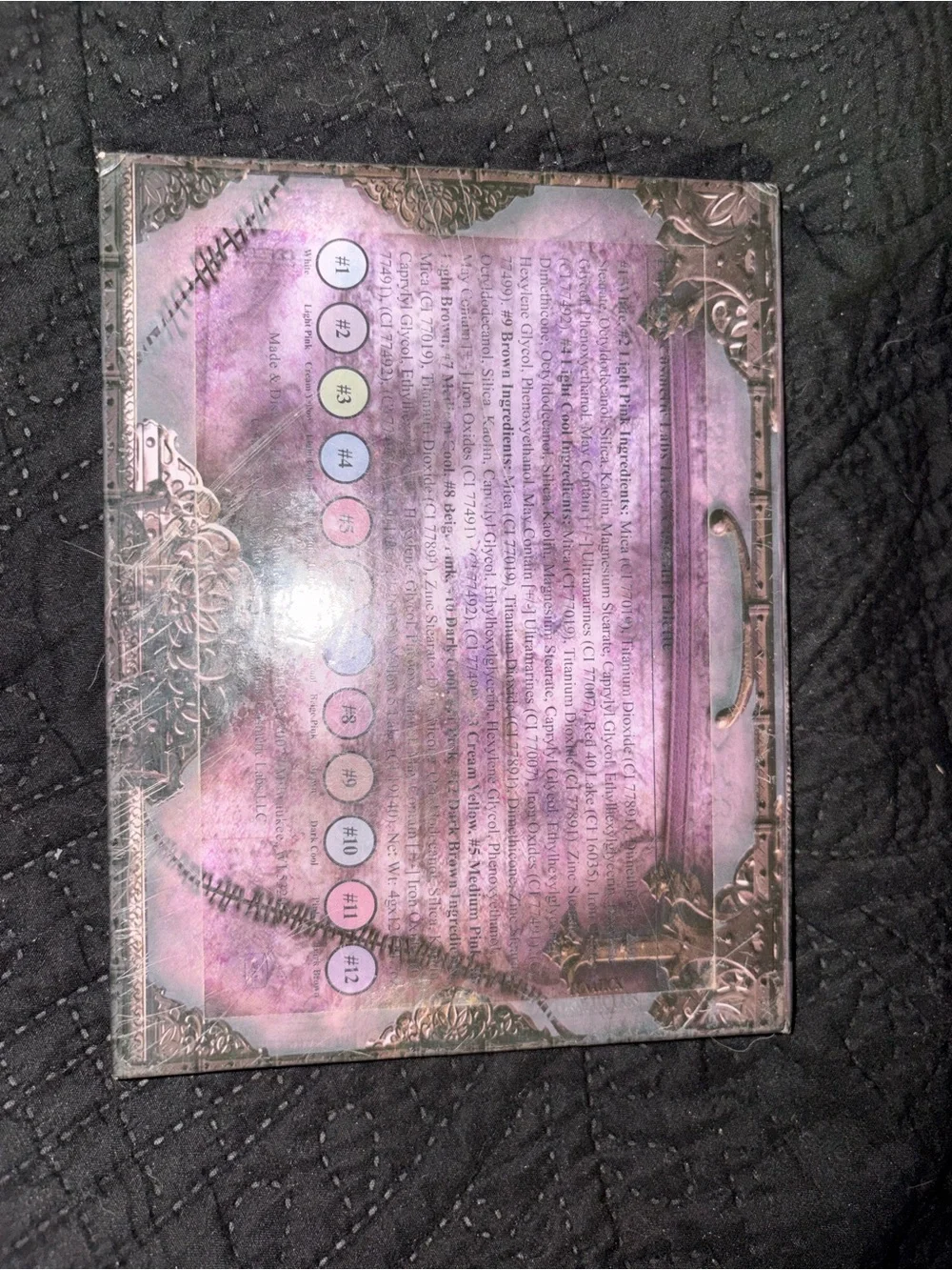 Purple & Green Bronzer Palette — Women Makeup Bronzer & Contour